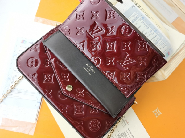 LVコピーウォレット素材ディテール